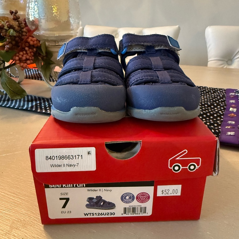 See Kai Run Kids Sneakers in Navy Blue